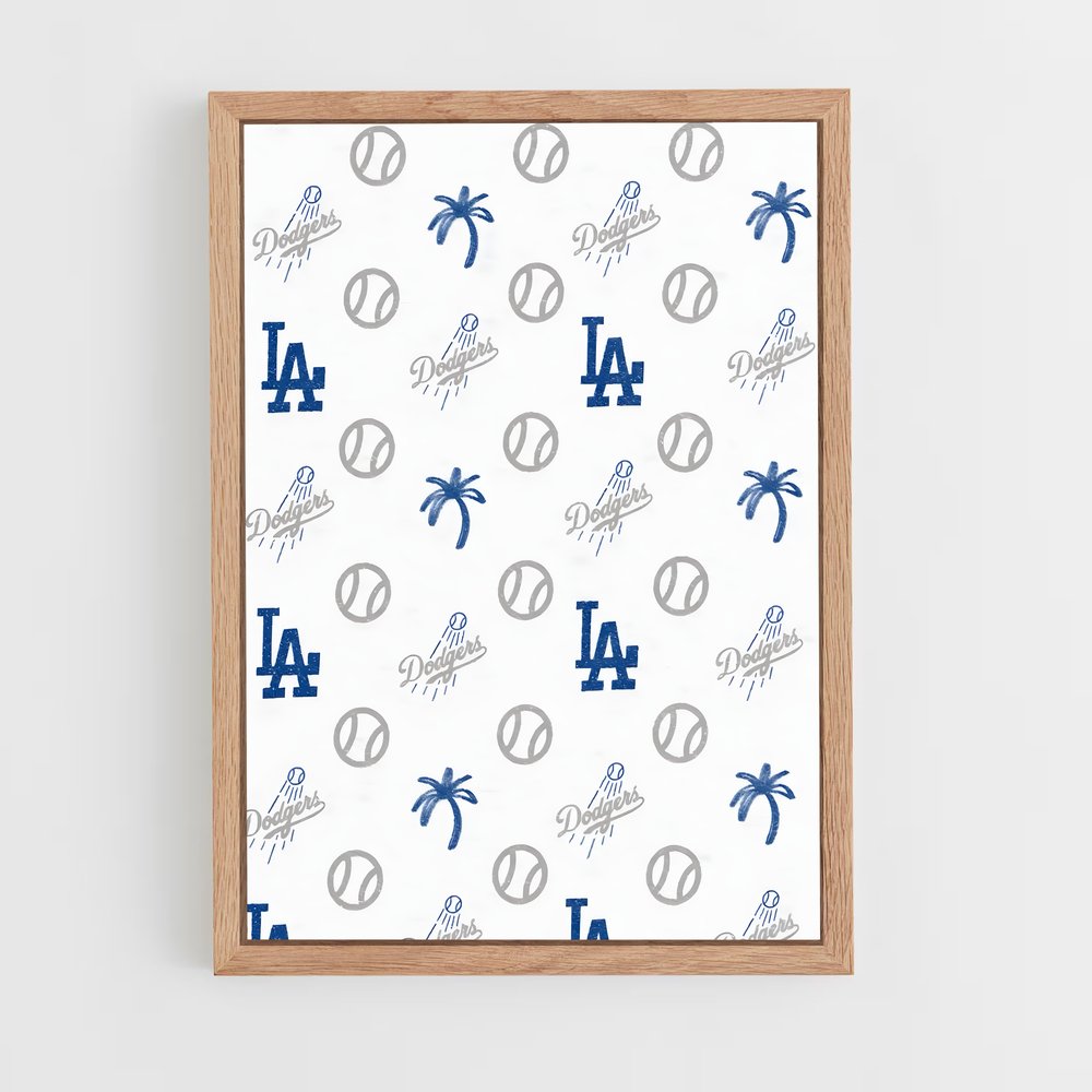 Poster Los Angeles Dream – affiche Baseball (vue 4)